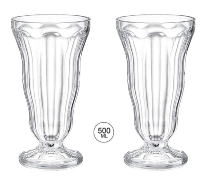 Acrylic Plastic Tall Series Desert Cup-500ML image 0