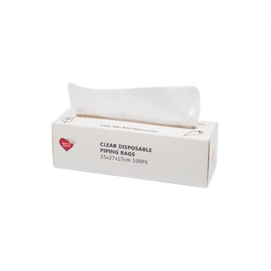 Clear Disposable Piping Bags 100pk 10" image 0