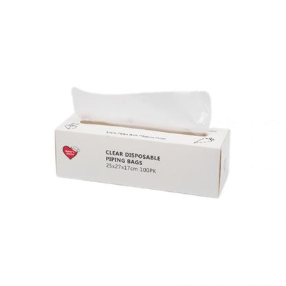 Clear Disposable Piping Bags 100pk 10" image 0