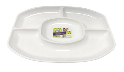 Jumbo Plastic Chip N Dip Platter - Oval image 0