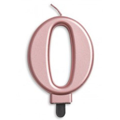 CANDLE NUMERAL JUMBO ROSEGOLD #0 image 0