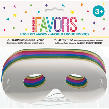 8 FOIL EYE MASKS image 0