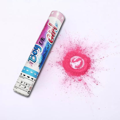 Gender Reveal Smoke Popper - Pink image 0