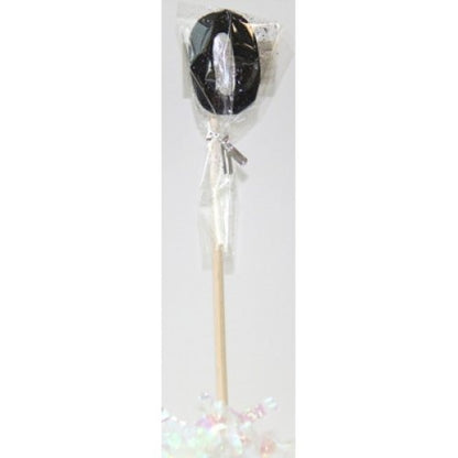 CANDLE BLACK GLITTER LONG STICK #0 image 0