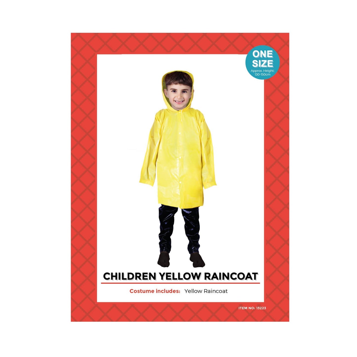 Children Yellow Raincoat Costume image 0
