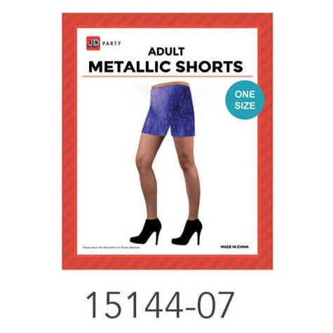 Metallic Shorts (Blue) image 0