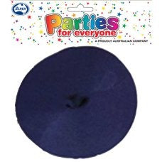 Paper Crepe Streamer 30m NAVY image 0