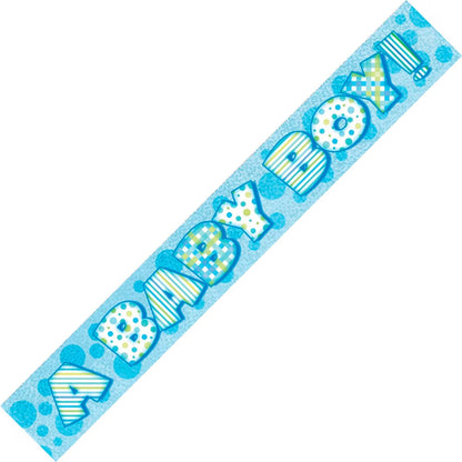 BABY BOY PRISM BANNER 12ft image 0