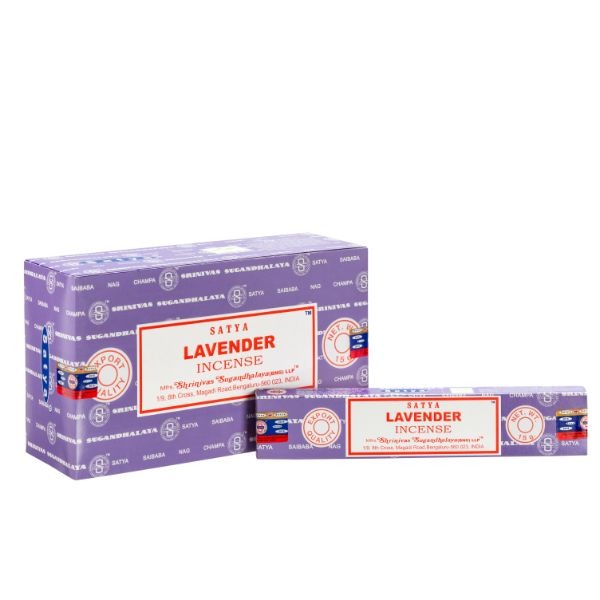 Satya Lavender Perfumed Agarbatti 15g image 0