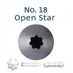 Piping Tip Open Star 18 image 0