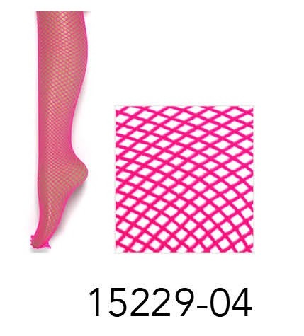 Fishnet Pantyhose (Hot Pink) image 0