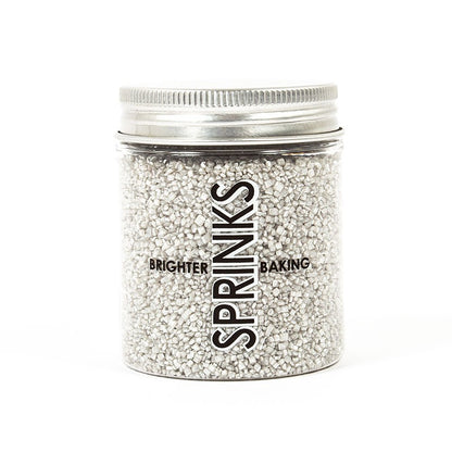 SILVER Sanding Sugar (85g) image 0