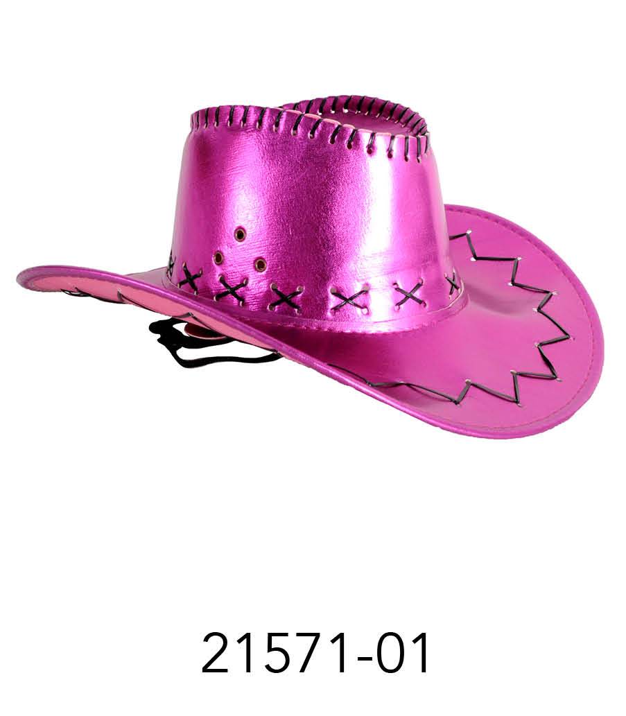 Cowboy Hat (Metallic Pink) image 0