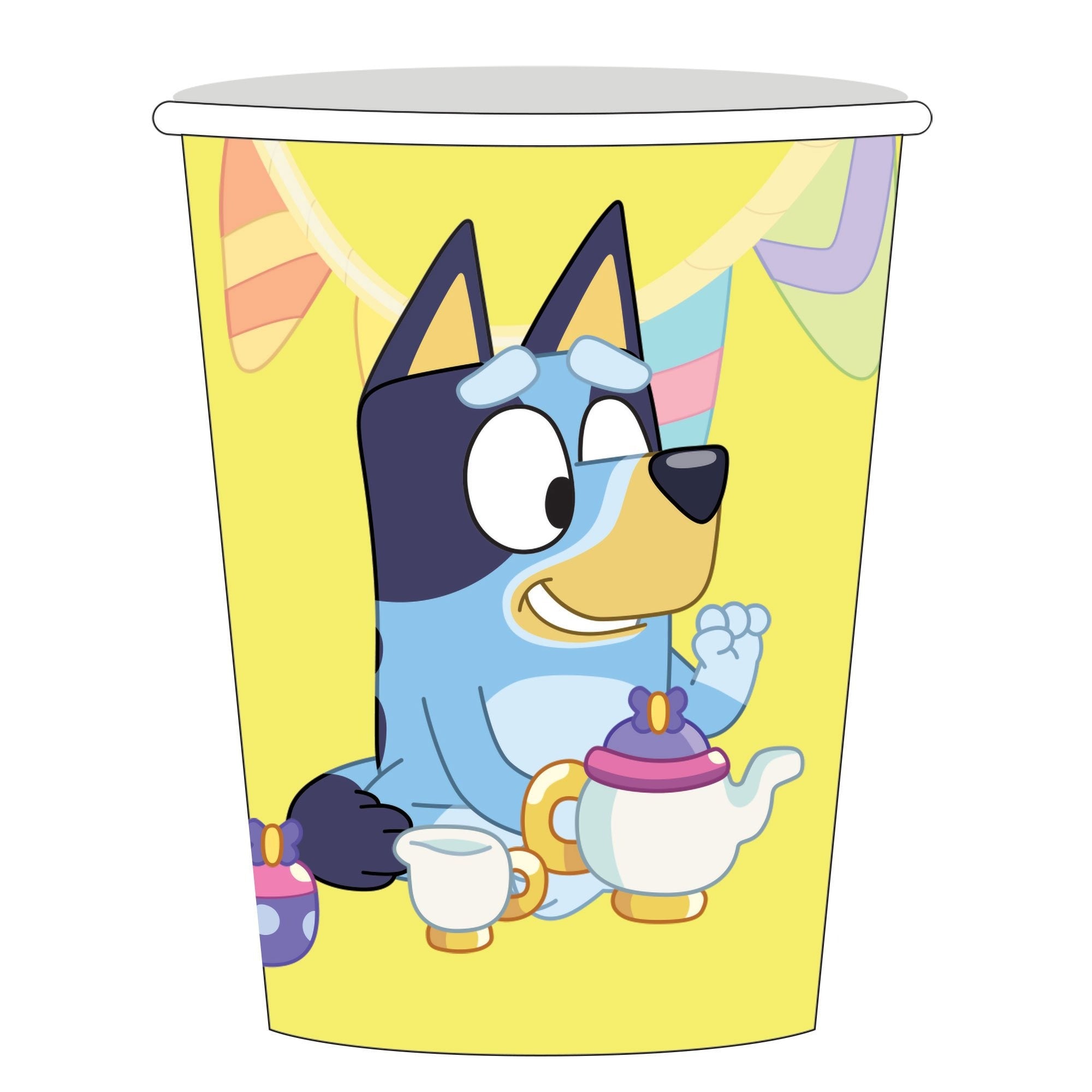 8 Bluey 9oz/266ml Paper Cups image 0