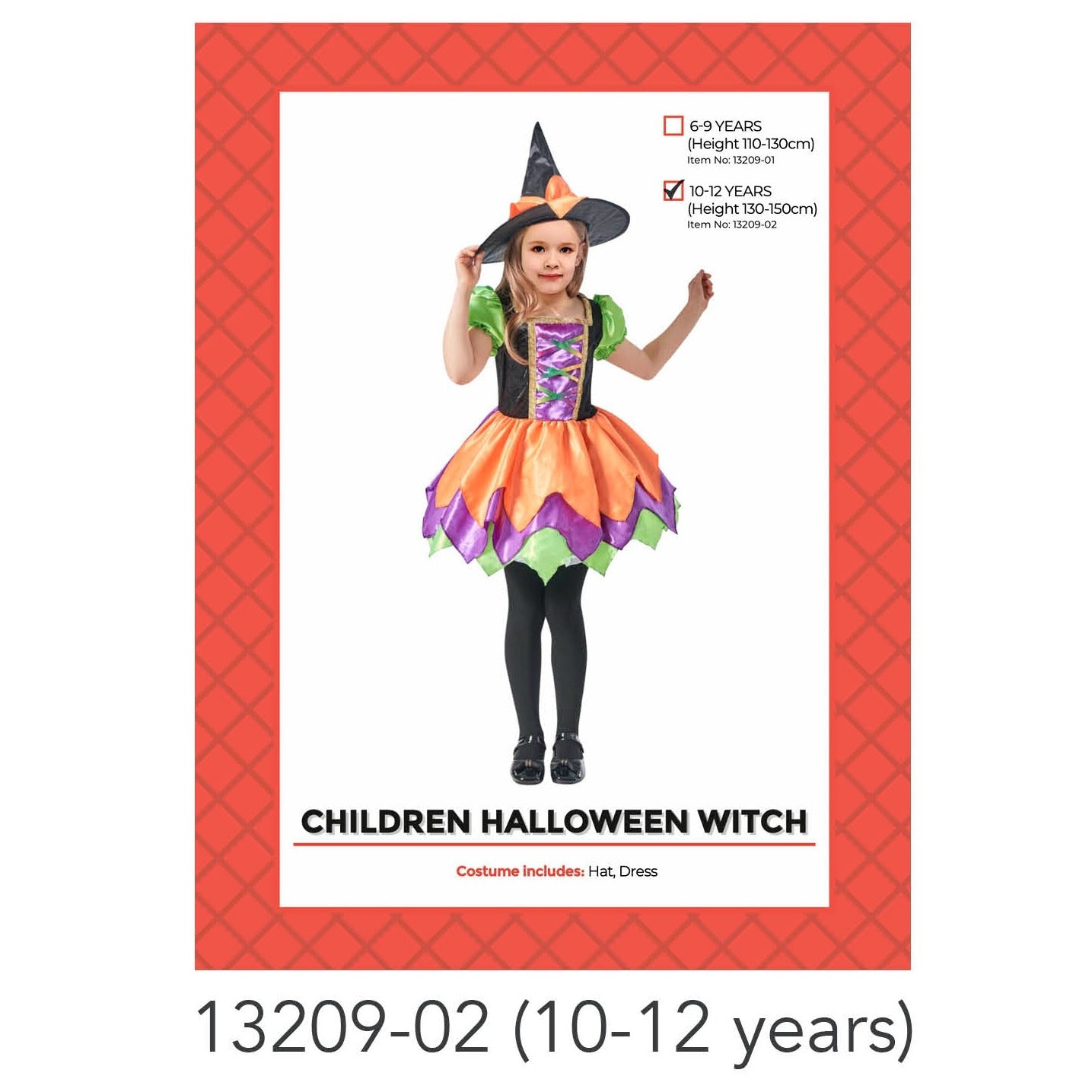 Children Deluxe Witch Princess Costume (10-12years) image 0