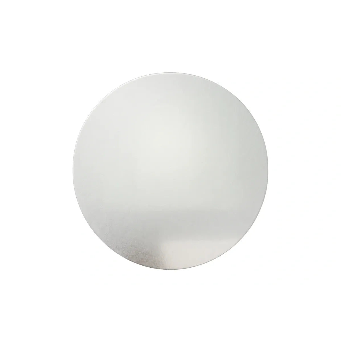 10in Silver Round Masonite Cake Board image 0