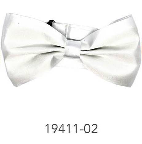 Bow Tie (Plain) L (White) image 0
