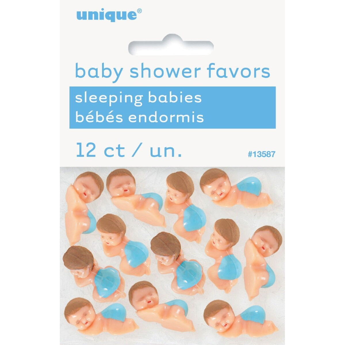 12 BABIES WITH DIAPER BLUE image 0
