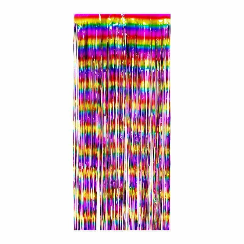 Multicolored Foil Door Curtain 1m x 2m image 0