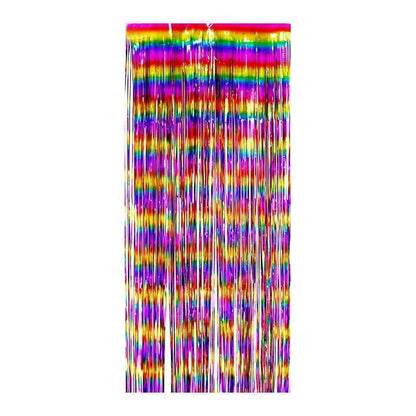 Multicolored Foil Door Curtain 1m x 2m image 0