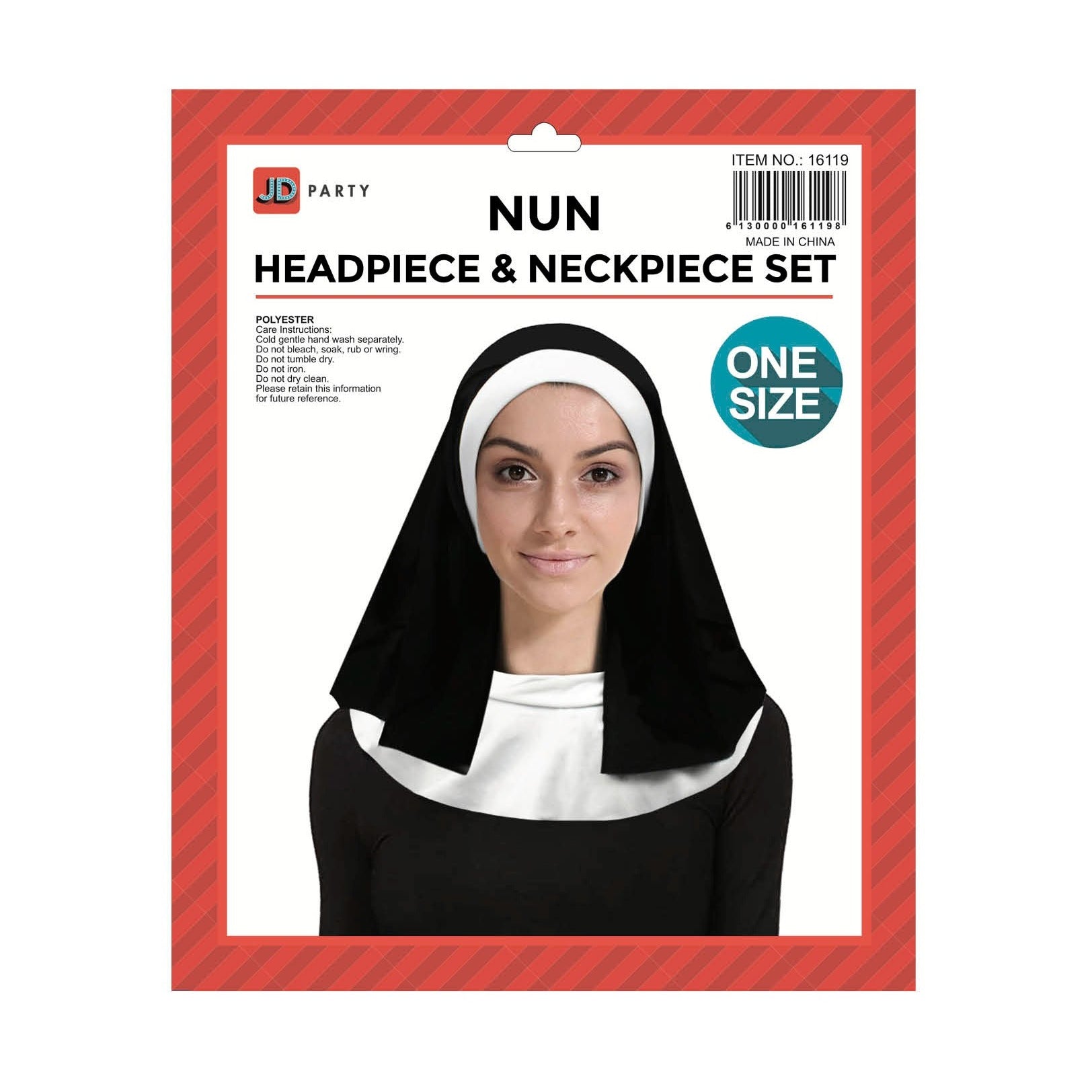 Nun 2pce Set (Headpiece & Collar) image 0