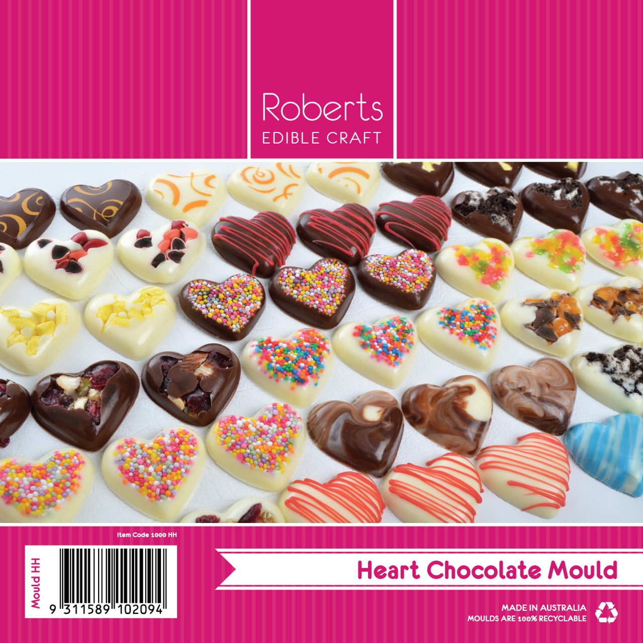 Mould HH- Hearts w/Recipe Card image 0