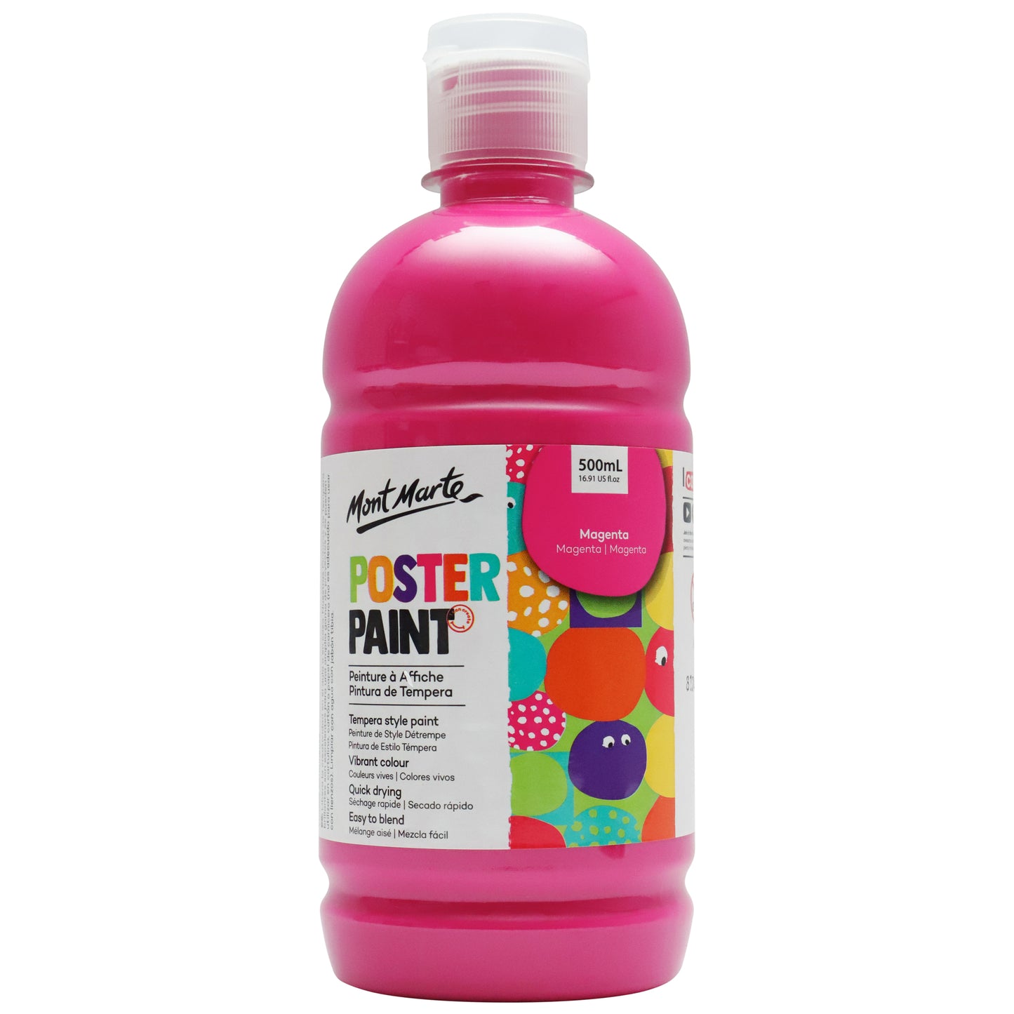 Poster Paint 500ml - Magenta image 0
