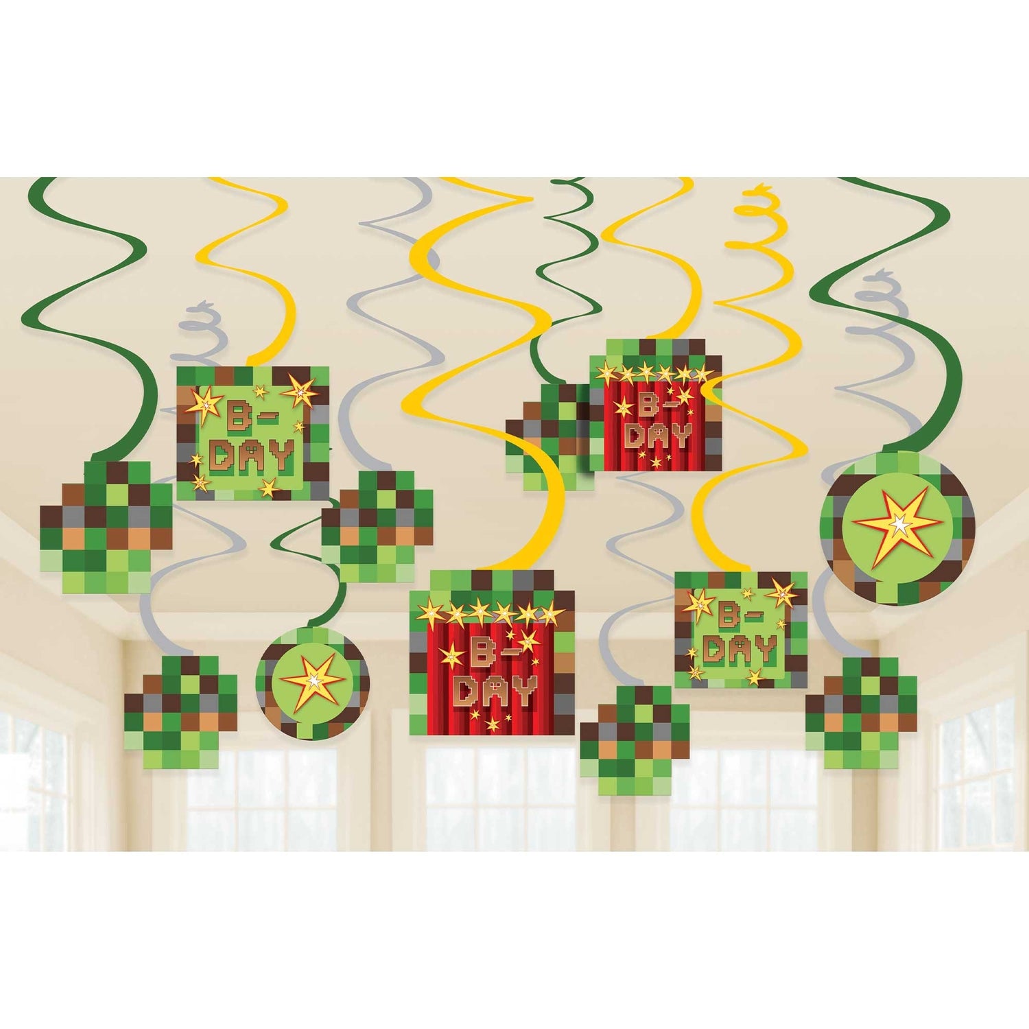 TNT Party! Hanging Spiral Decorations image 0