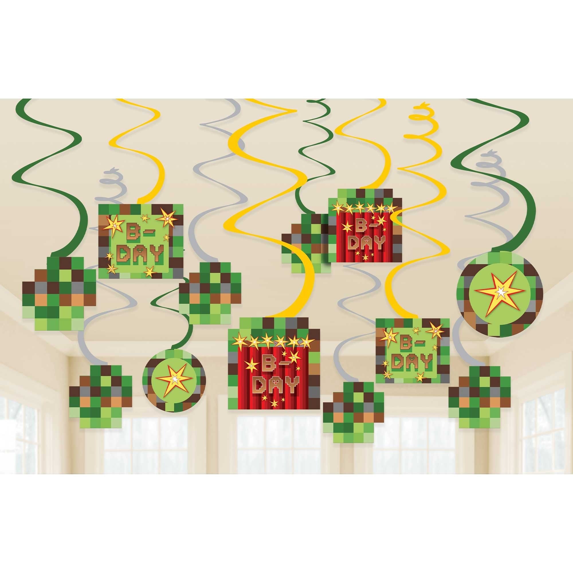 TNT Party! Hanging Spiral Decorations image 0