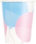 Gender Reveal 270ml paper cups - 8pk image 0