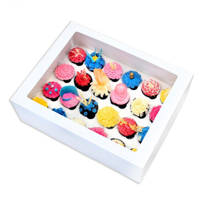 24 Holds White Cupcake Box (19.875x13.3x4in) image 0