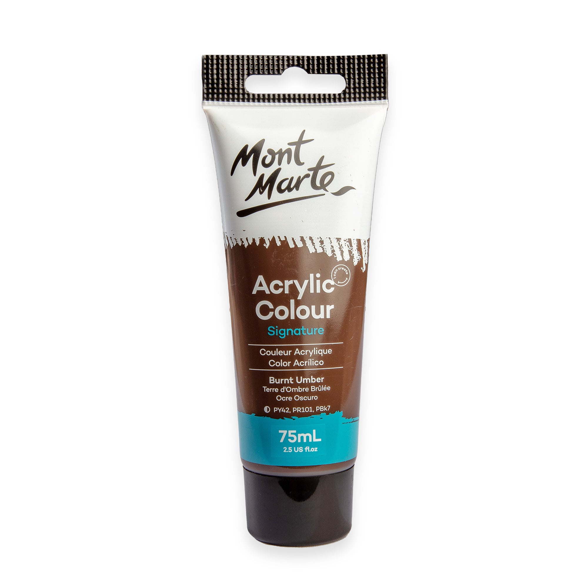 Acrylic Colour Paint 75ml - Burnt Umber image 0