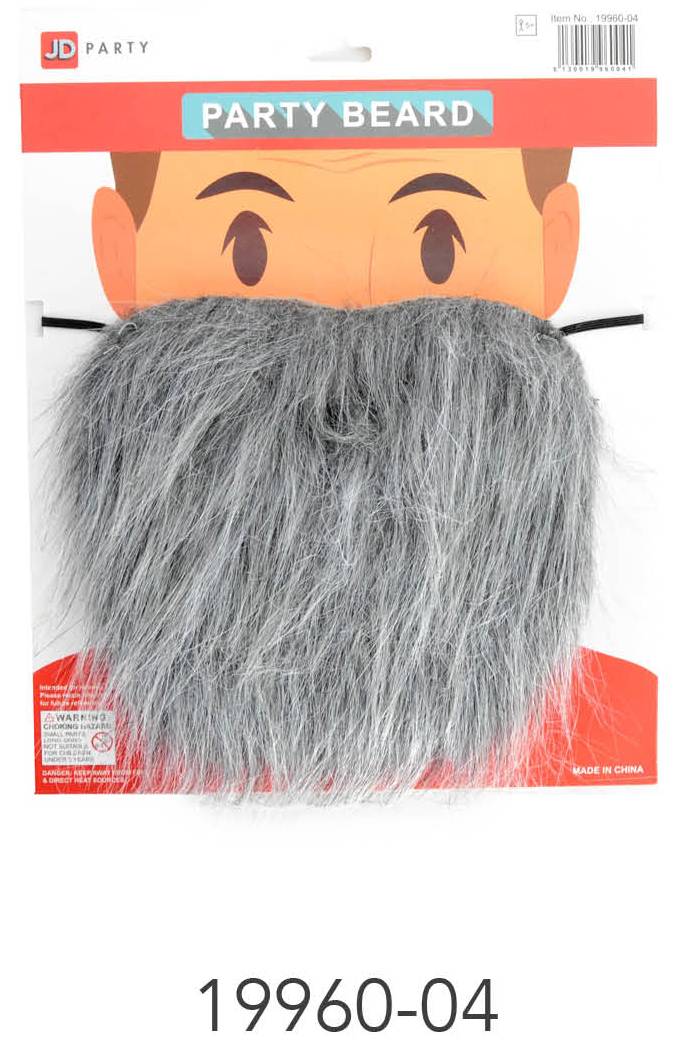Party Beard (Grey) image 0