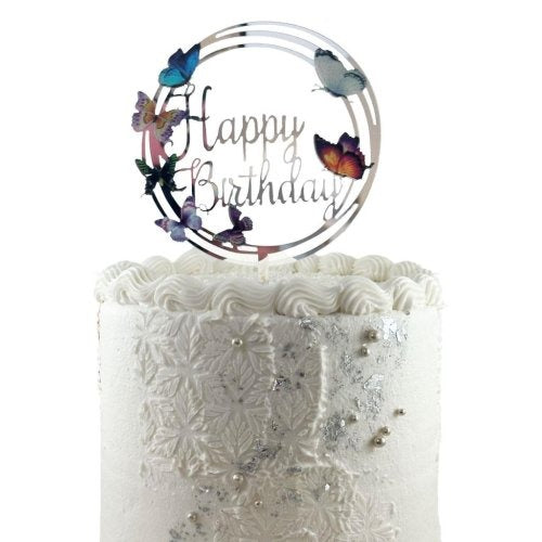 C.TOPP.ACRYL. BDAY BUTTERFLIES image 0