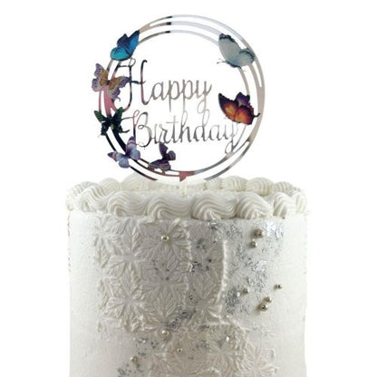 C.TOPP.ACRYL. BDAY BUTTERFLIES image 0