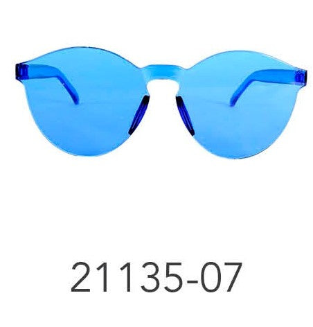 Party Glasses Perspex Wayfarer Dark Blue image 0
