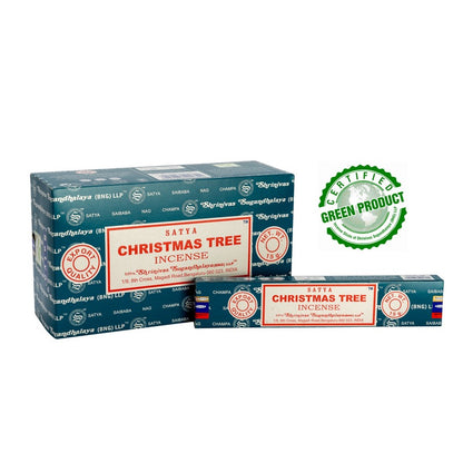Satya Chrismas Tree Perfumed Agarbatti 15g image 0