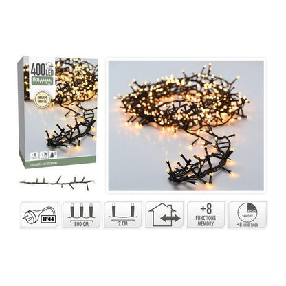 Snake Lights 400LED W/White IP44 8M image 0