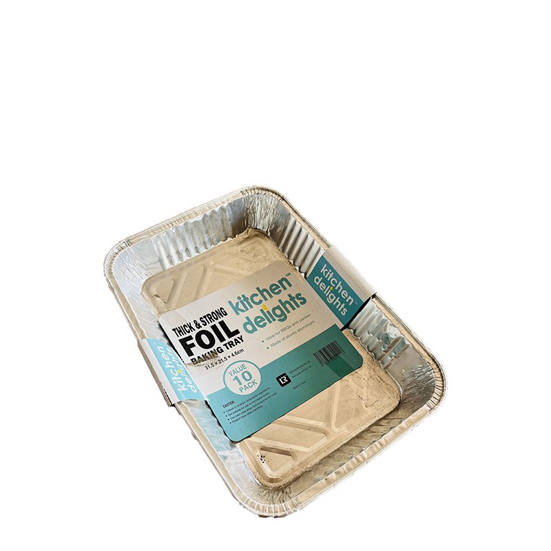 10PK FOIL TRAYS 31*21*4.6 image 0