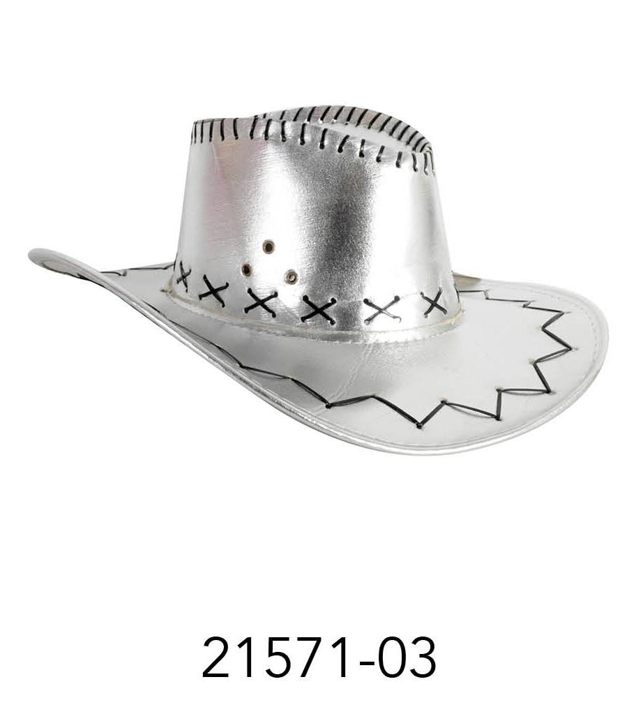 Cowboy Hat (Metallic Silver) image 0