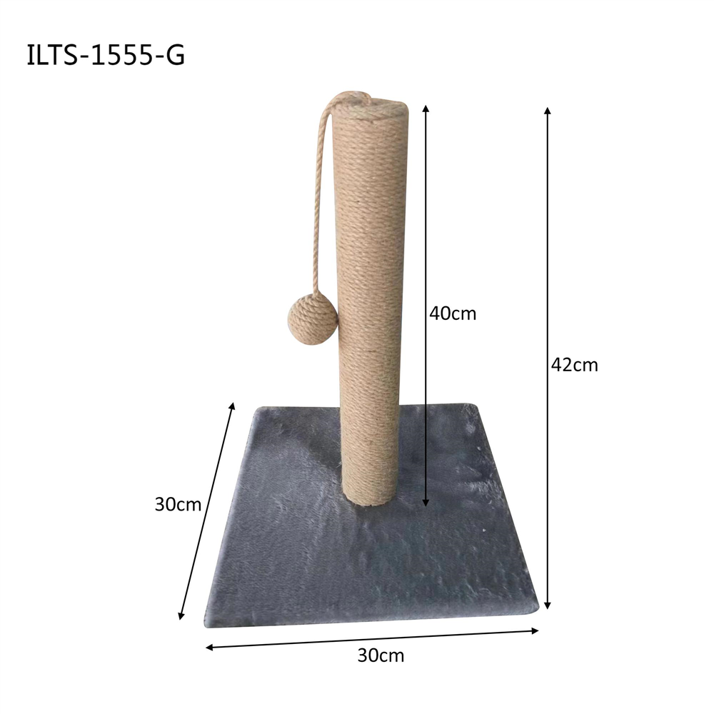 Purrfect Cat Pole 1 Tier 30*30*42cm Grey image 0