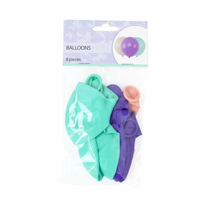 8pk Mermaid Balloons image 0