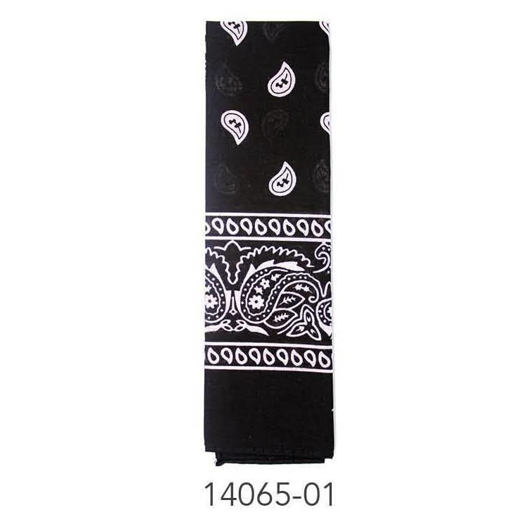 Bandana (Paisley) (Black) Cotton image 0