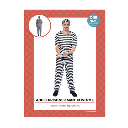 Adult Prisoner Man Costume image 0