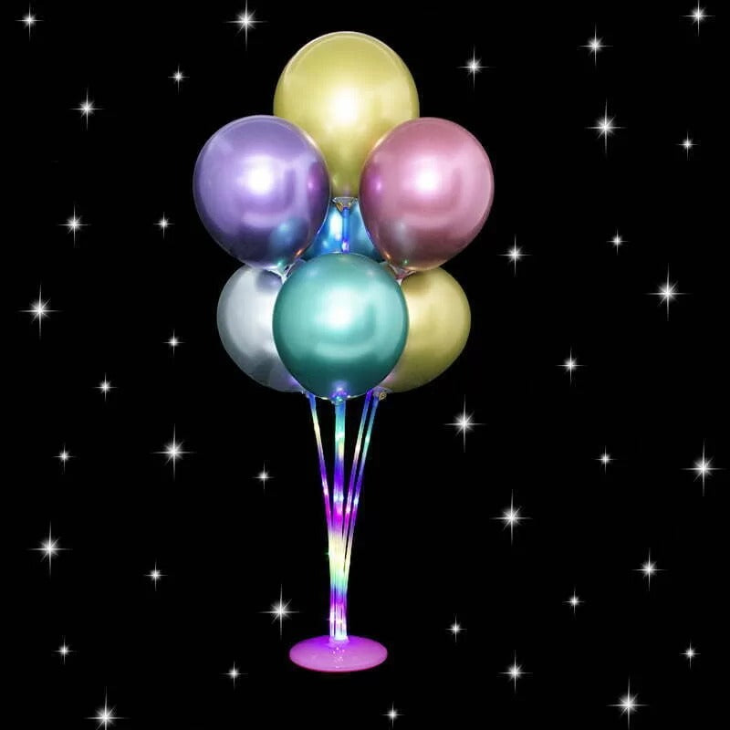 LED Balloon Stand + 7 Balloons image 0