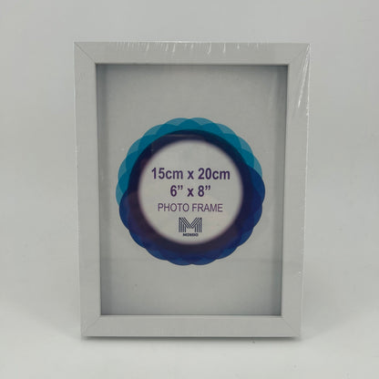 Super 6x8 Inch White Photo Frame image 0