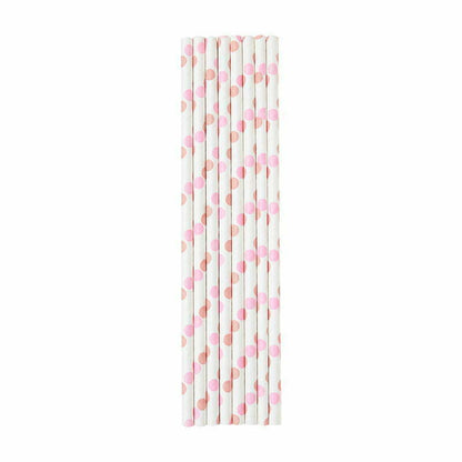 Baby Pink Straws 8pk image 0
