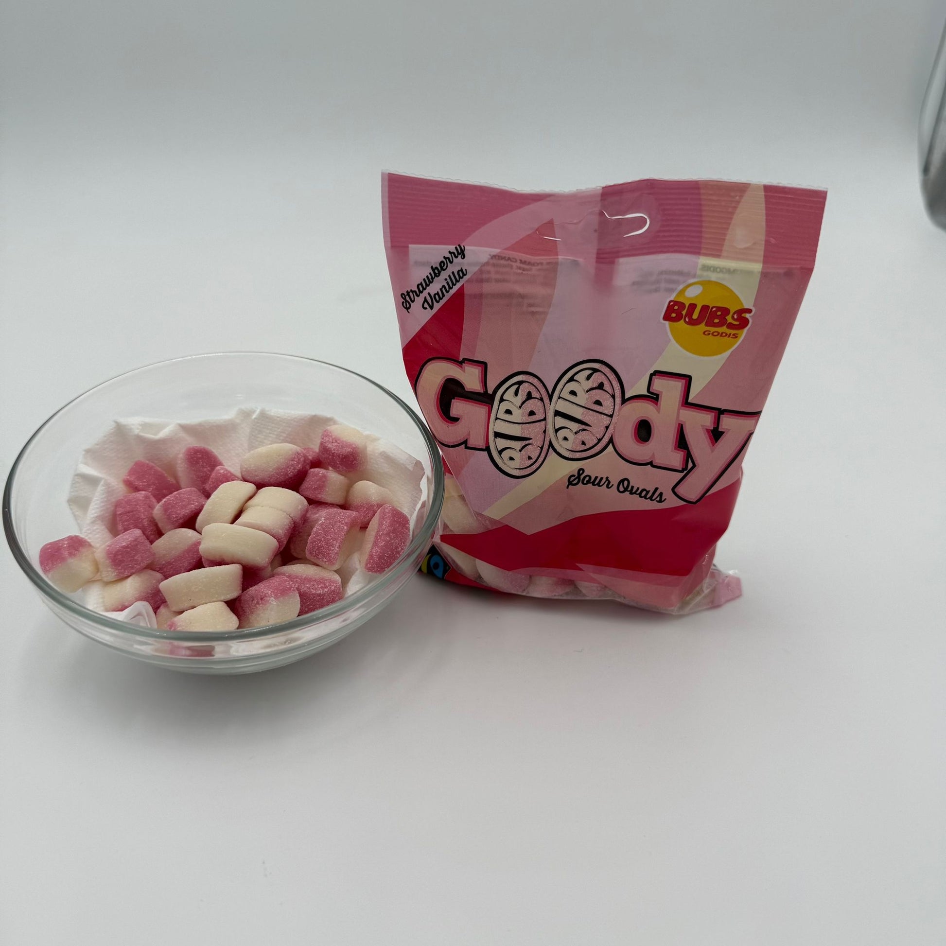 Swedish Candy - Bubs Goody Strawberry/Vanilla 90g image 0