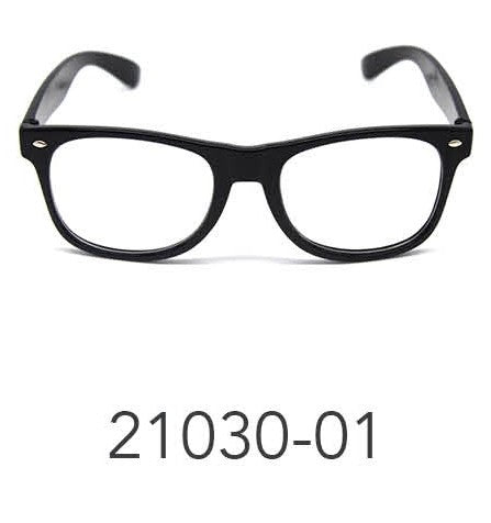 Party Glasses Wayfarers Clear (Black) image 0