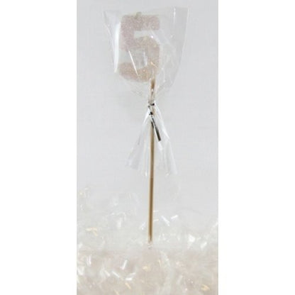 CANDLE PEARL GLITTER LONG STICK #5 image 0